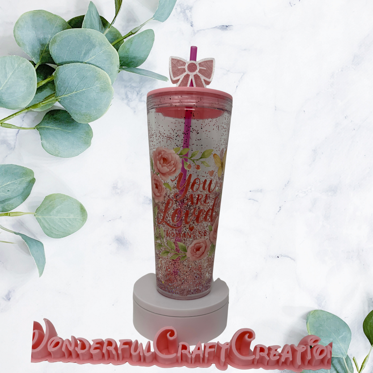 Clear Lava Snow Globe 24 oz