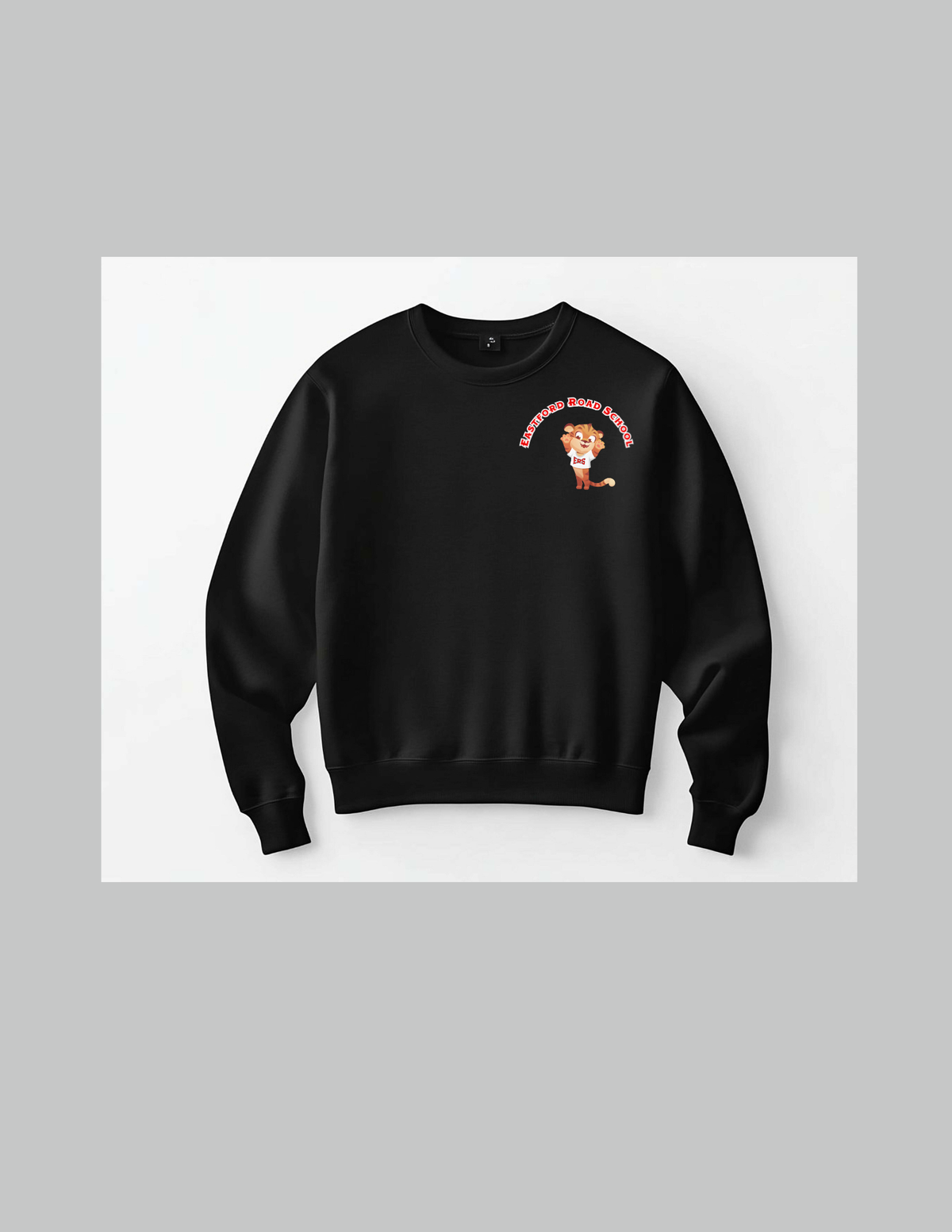 Crew neck Sweatshirt Embroidery